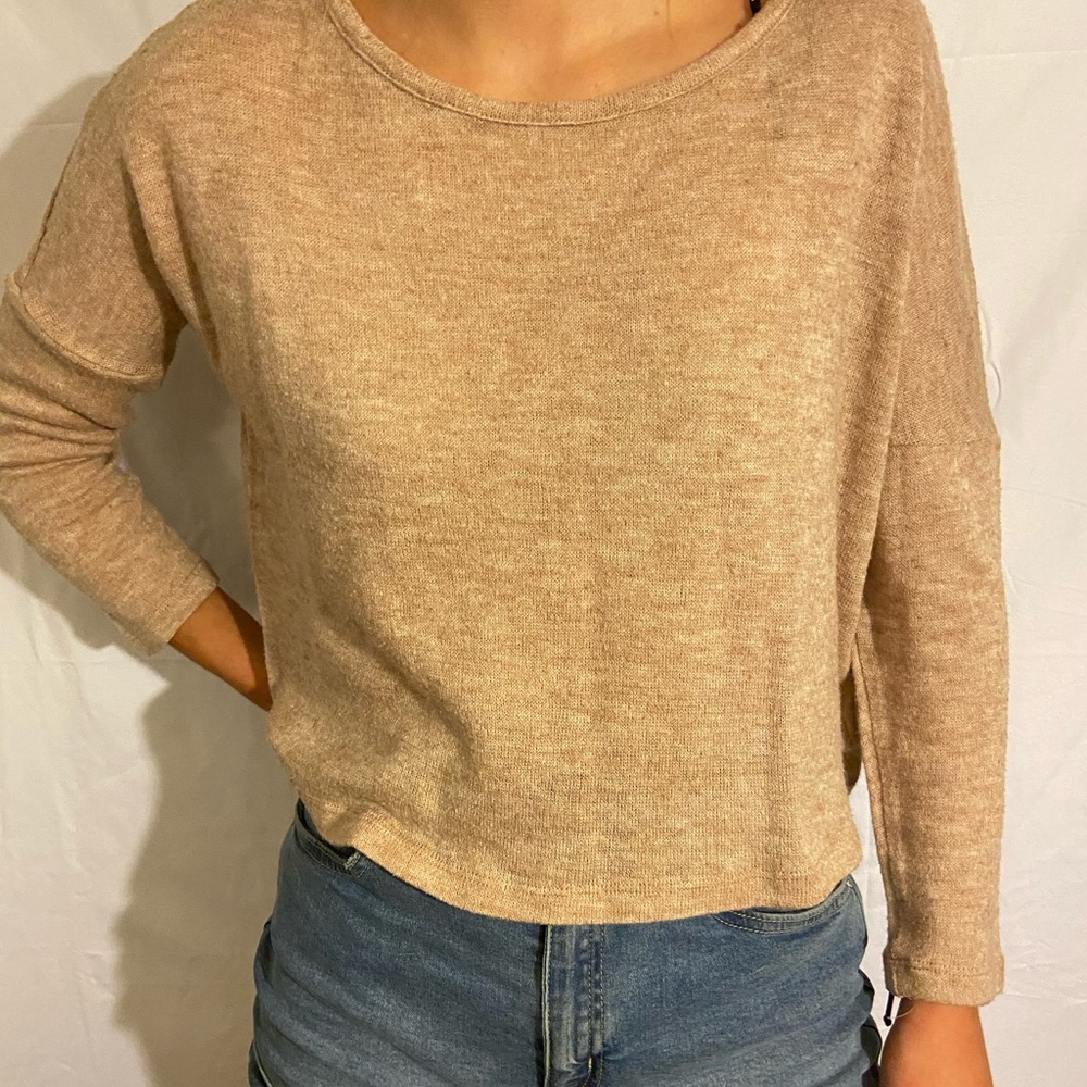 Tan sweater